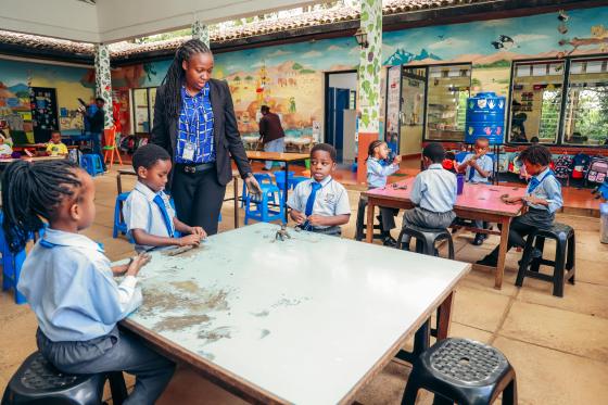 Curious learner at Primary School