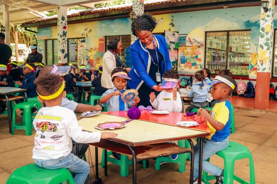 Curious learner at Primary School